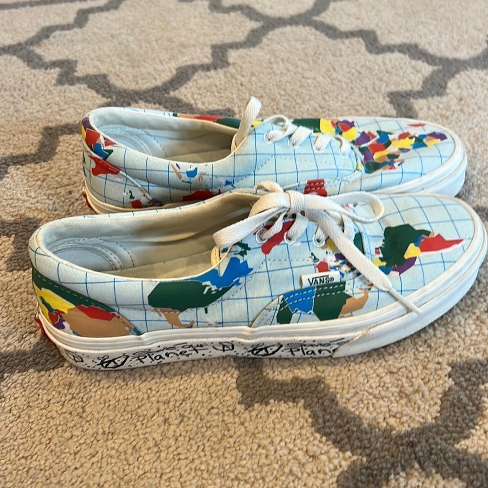 Vans Era x Save Our Planet Low Top Sneakers Women's 7 in EUC‎